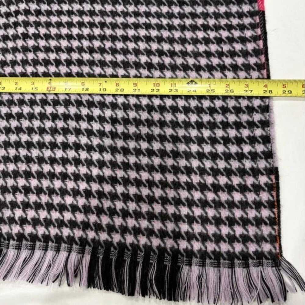 Anthropologie Black and Lavender/Multi Reversible Maxi Scarf - Picture 9 of 10